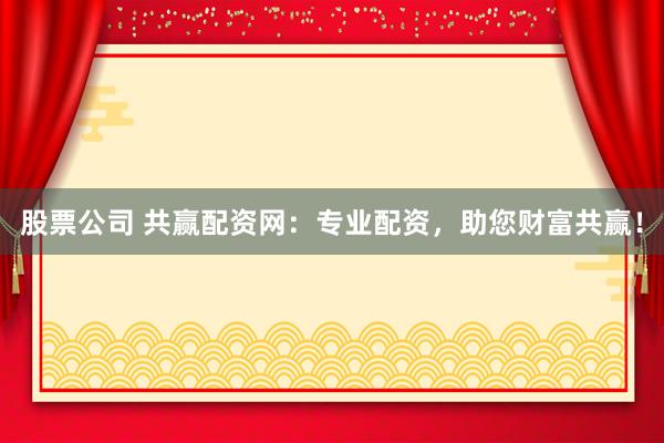 股票公司 共赢配资网：专业配资，助您财富共赢！